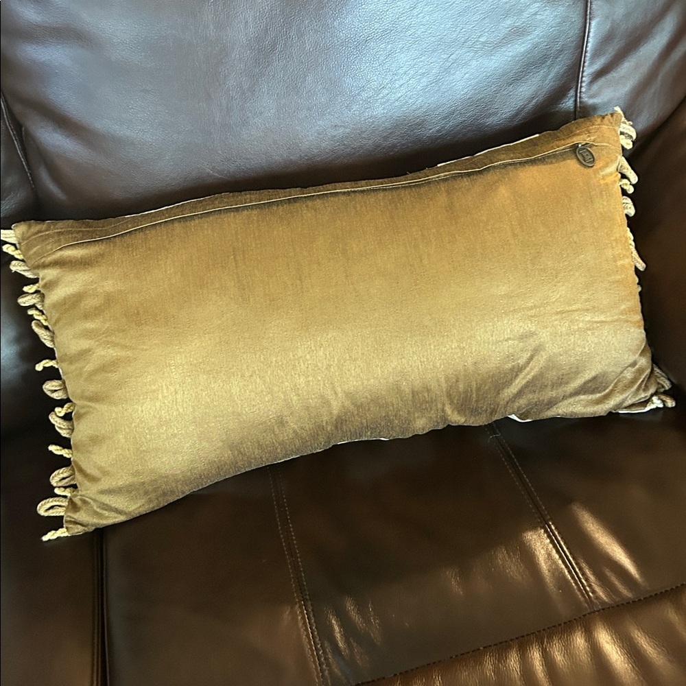 Pier 1 Bronze Textured Pillow - Picture 3 of 8